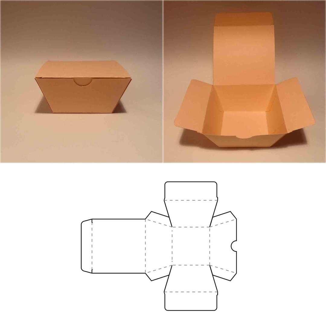 Take away box template, takeaway box, take away container, takeaway container - 图文模板设计 - 其他材质 
