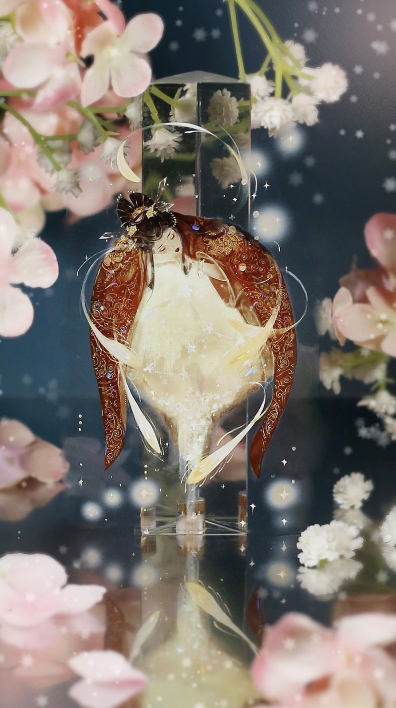 灯火阑珊 千年の恋慕 儚き夢 PET 和紙膠帶 貝殼光 10米卷 - 纸胶带 - 其他材质 多色