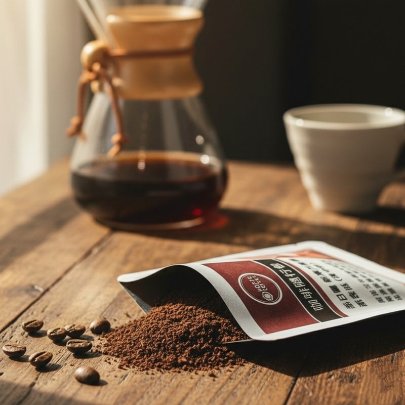 自选 咖啡随行包-11B | 增量60% 五包咖啡粉 免磨现冲 精品咖啡 - 咖啡 - 其他材质 咖啡色