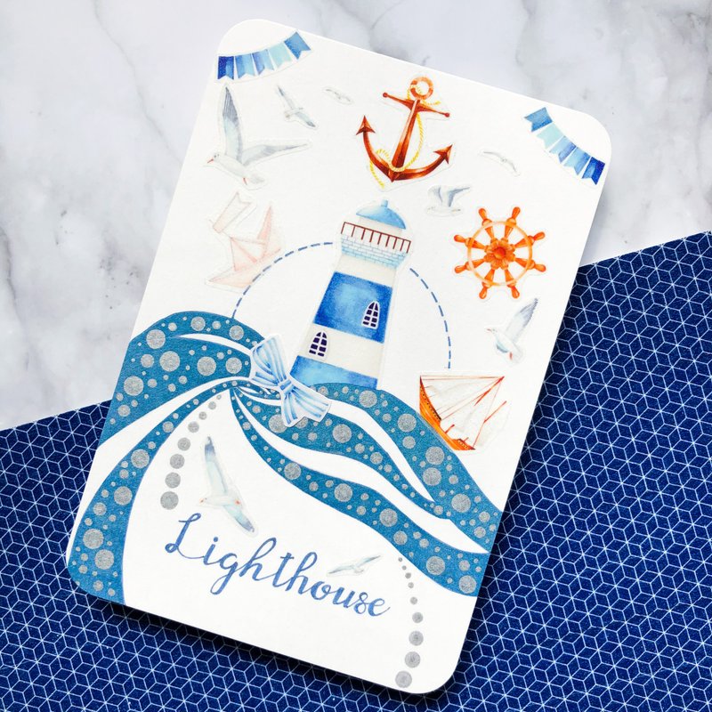 Lighthouse 自带离纸胶带 - 纸胶带 - 纸 白色
