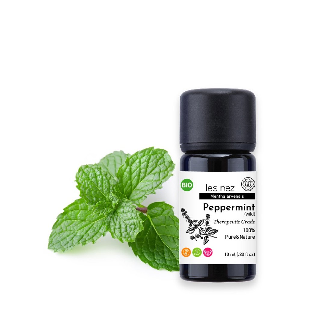 【Les nez 香鼻子】天然单方胡椒薄荷/野地薄荷纯精油 10ML - 香薰/精油/线香 - 精油 黑色