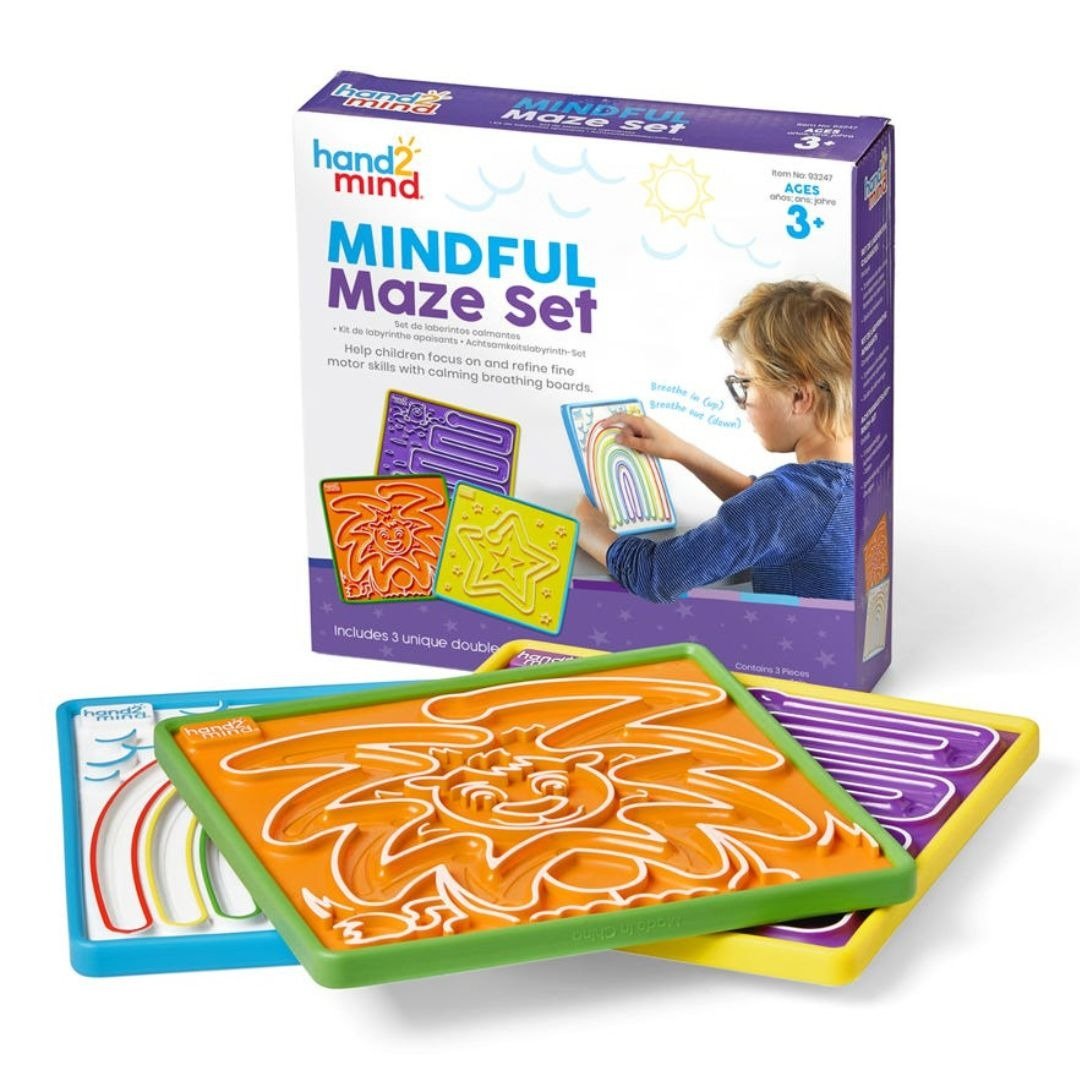 【美国hand2mind】手指迷宫游戏板游戏组 | 情绪感统教具 - 玩具/玩偶 - 塑料 多色