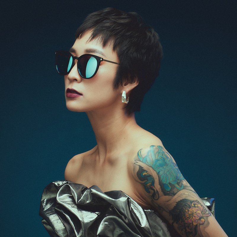 Rex│蓝色反光偏光镜片│墨镜│太阳眼镜 - 墨镜 - 其他材质 