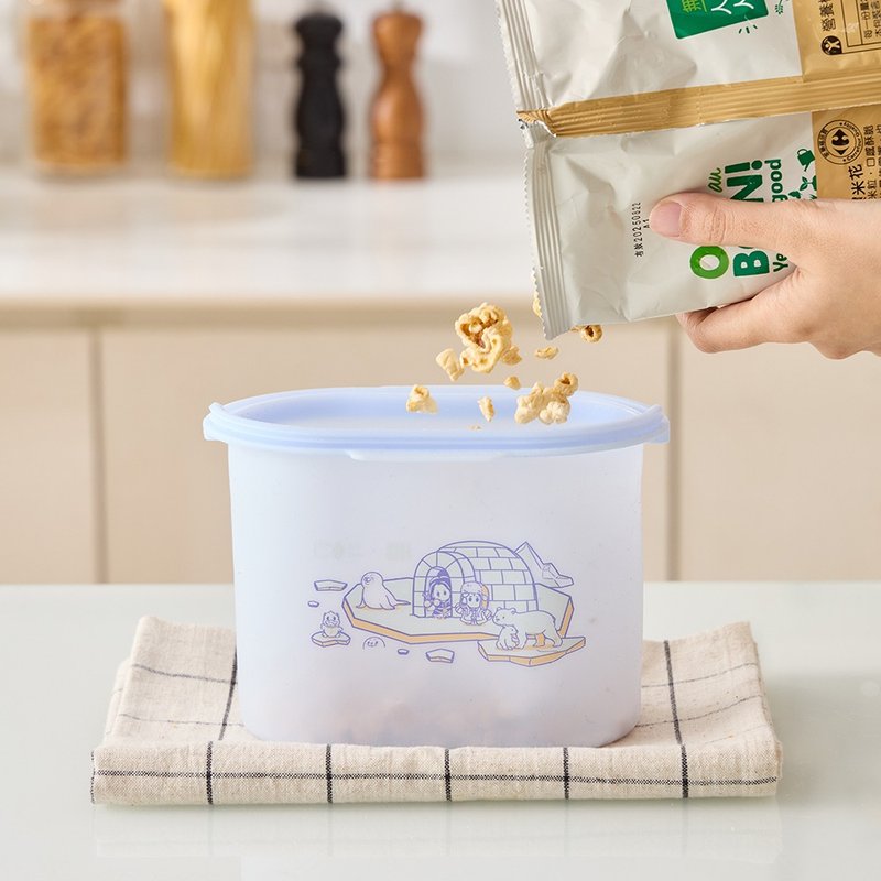 【仁舟净塑】霹雳布袋戏联名_好矽包1000ml(2款)轻盈收纳矽胶袋 - 便当盒/饭盒 - 硅胶 多色
