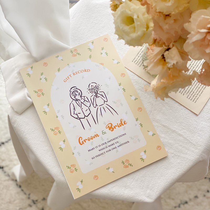 原创手绘礼金本-四款可选 - 笔记本/手帐 - 纸 