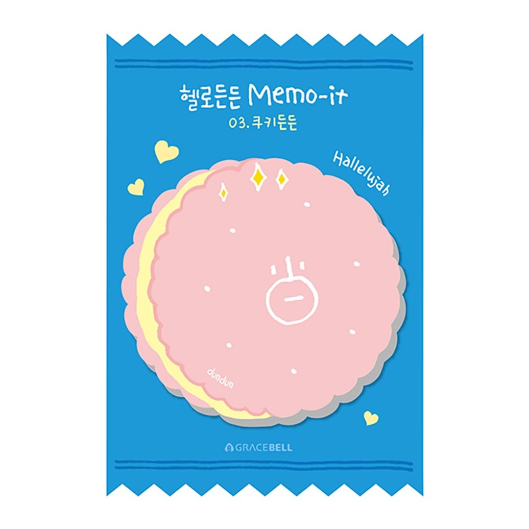 Hello DunDun 啰 登登系列 插画造型便利贴 03.饼干 - 便条纸/标签贴 - 纸 