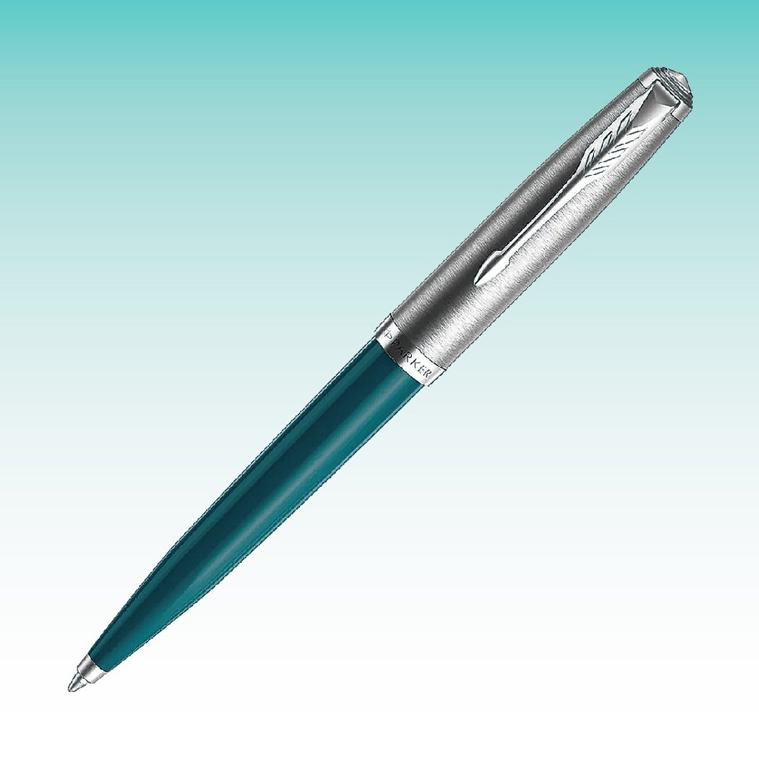 Parker 派克51复刻版 绿杆原子笔 免费刻字 - 圆珠笔/中性笔 - 其他金属 绿色