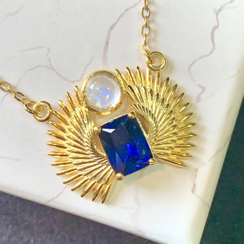 古埃及护身符系列 - 圣甲虫项链 - 项链 - 铜/黄铜 