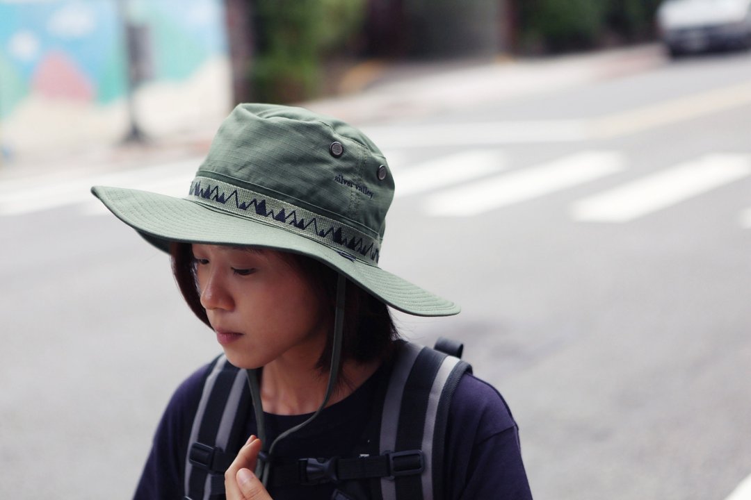 Silver Valley 经典山谷LOGO阔边帽-军绿 - 帽子 - 棉 
