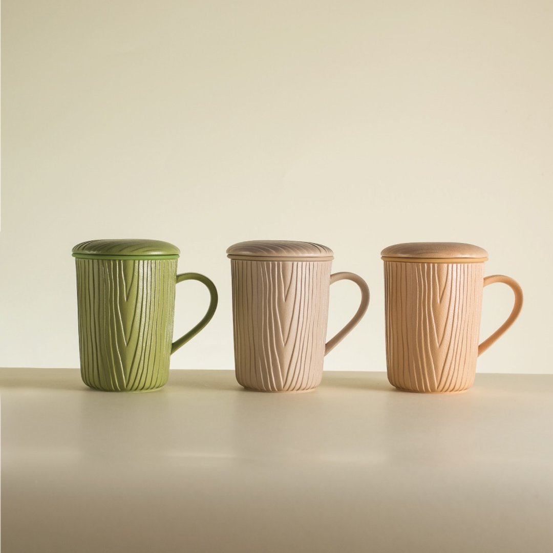 【陆宝LOHAS】森活盖杯 马卡龙釉色 - 茶具/茶杯 - 陶 
