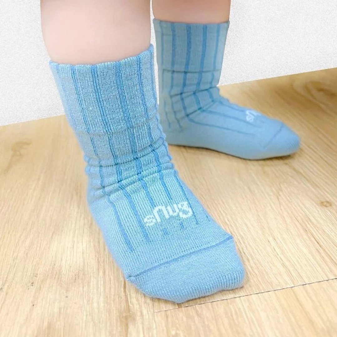 MIT中筒儿童袜-马卡蓝 纯棉健康除臭袜 (有止滑) 多段尺寸 sNug - 婴儿袜子 - 棉 粉红色