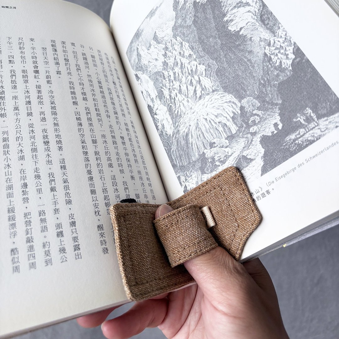 | 阅读指套 钥匙圈 | 松鼠系 过曝沼泽绿 过曝红棕 | 厚磅水洗帆 - 书衣/书套 - 棉 