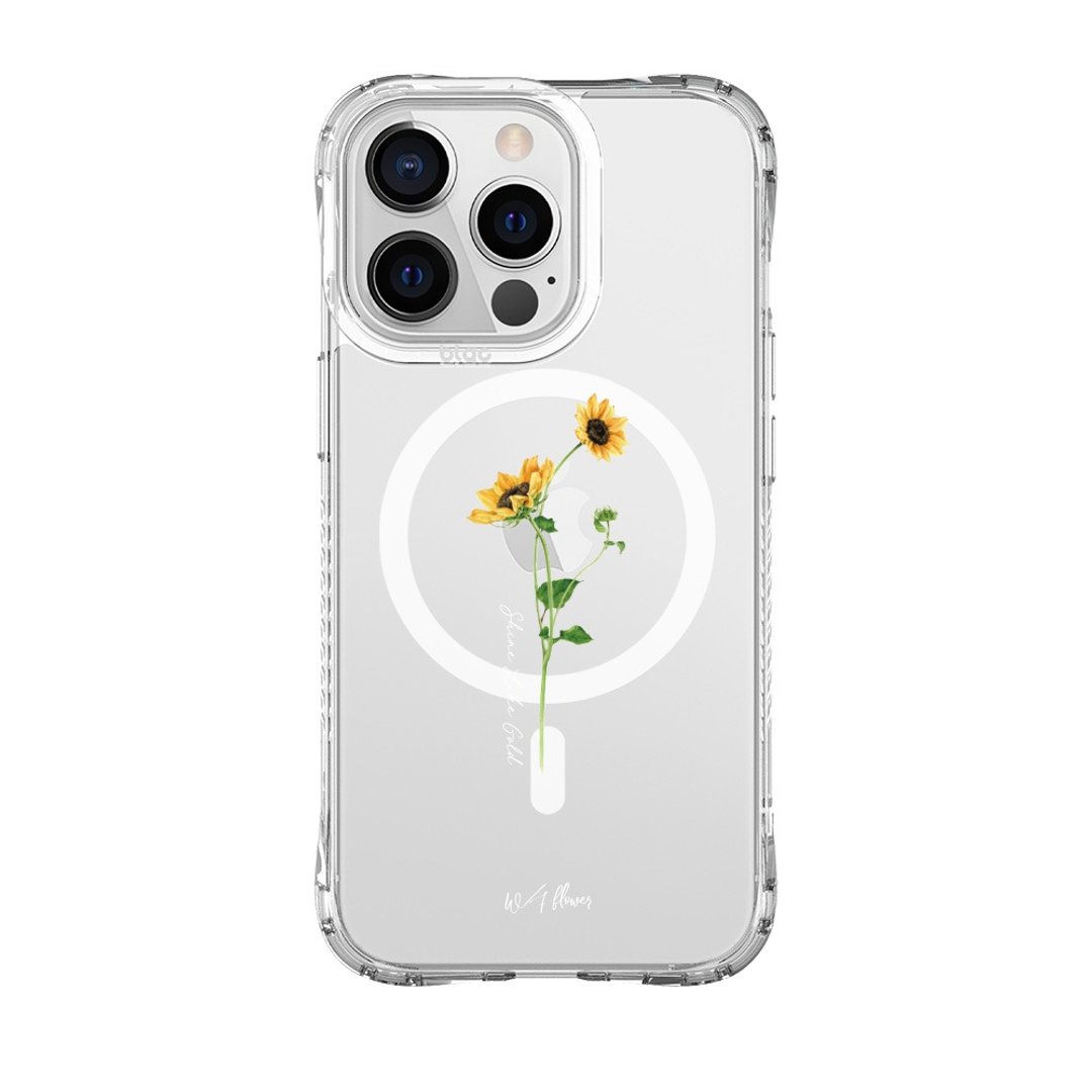 浪花联名小太阳抗黄防摔MagSafe iPhone手机壳 - 手机壳/手机套 - 塑料 透明