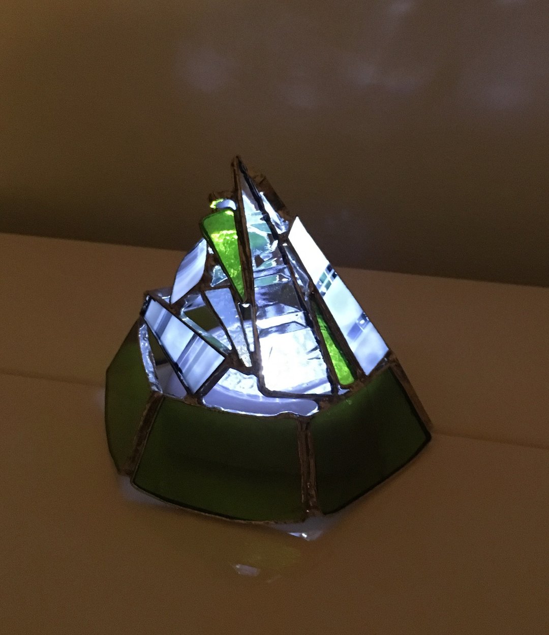 LED Light Midnight Green Glass Bay View - 灯具/灯饰 - 玻璃 绿色