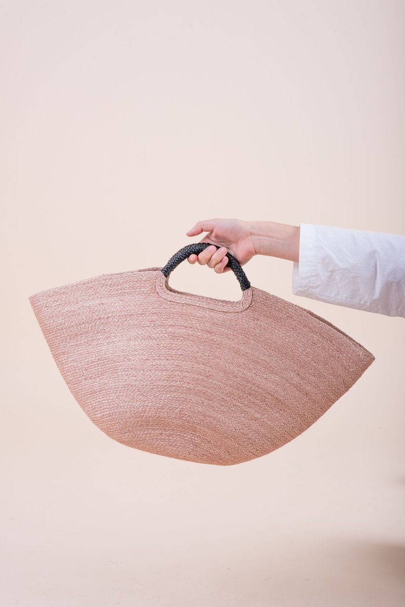 Harper Beach Bag (Pale Pink) - 手提包/手提袋 - 其他材质 粉红色