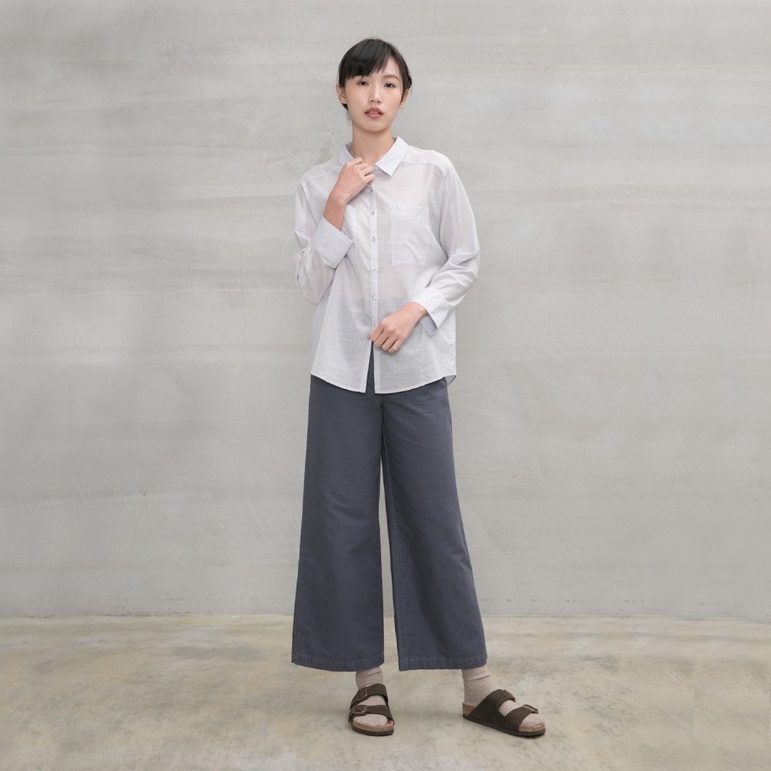 神采奕奕宽口长裤 Vitality Wide-Cut Trouser P148 - 女装长裤 - 棉 多色