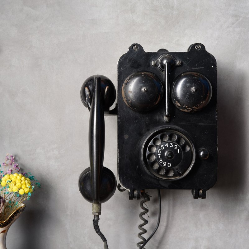 1961年Ericsson PTT 57工业型壁挂电话 - 摆饰 - 其他金属 黑色