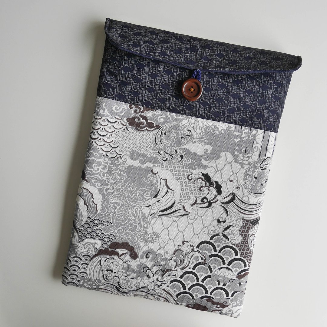 浮世绘13寸笔电内袋 - 平板/电脑保护壳 - 棉 蓝色