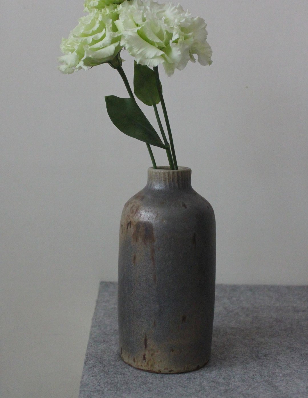 铁灰直纹 花瓶 - 花瓶/陶器 - 陶 