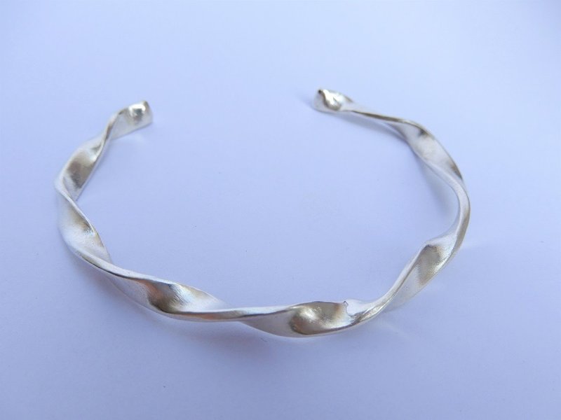 螺旋纯银手环 - 手链/手环 - 其他金属 银色