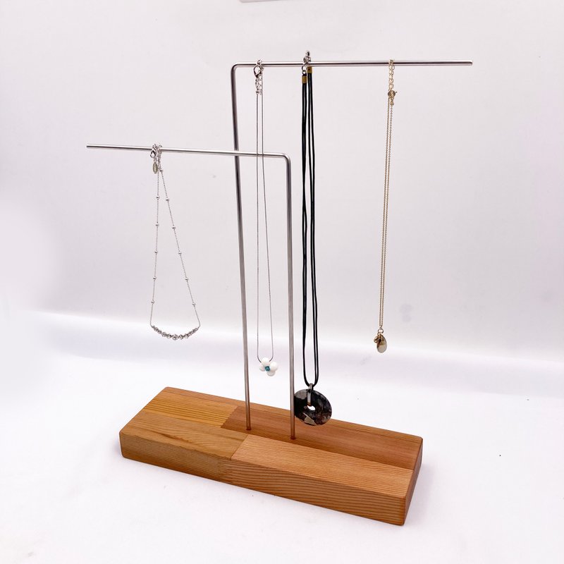 铁木和　简链项链架　饰品展示架　首饰架　珠宝陈列架　项链挂架 - 其他家具 - 不锈钢 银色