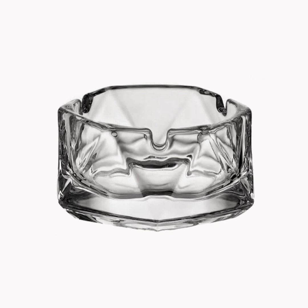 12cm【晶透金字塔】玻璃菸灰缸刻字 长官老板送礼 - 摆饰 - 玻璃 透明