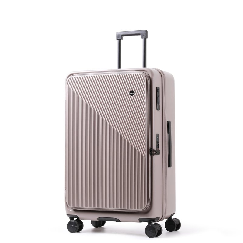 Dreamin Pro 28寸行李箱上掀前开日本煞车静音轮-晨雾灰 - 行李箱/行李箱保护套 - 塑料 绿色