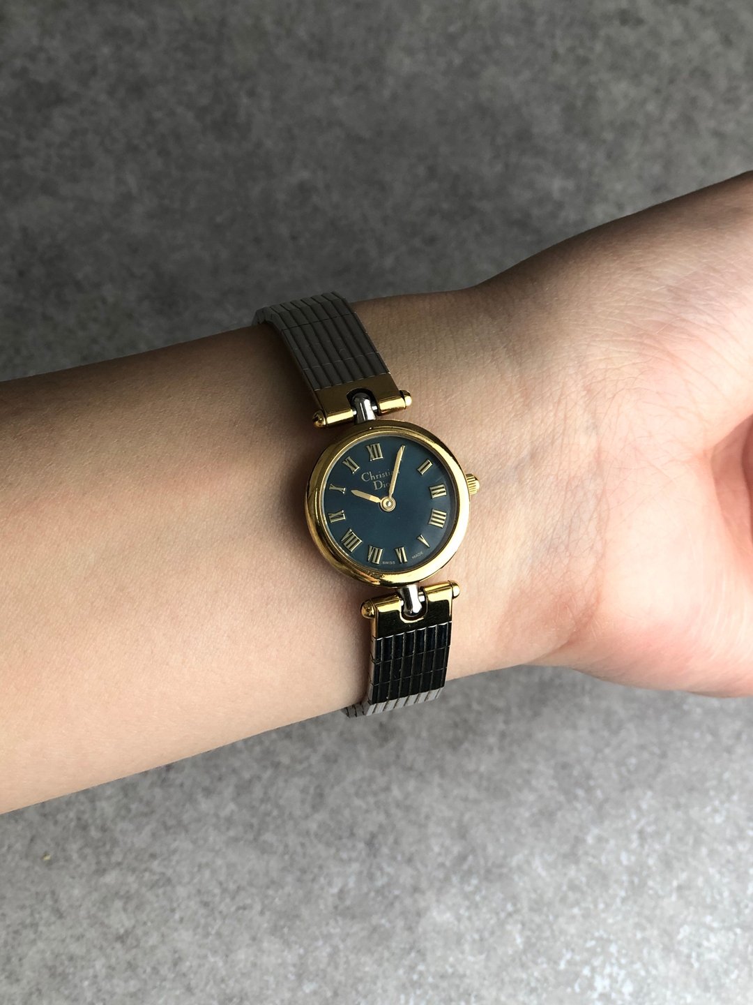 【日本直送 名牌中古包】Christian Dior 手表 银色圆形表面 不锈钢 3025 vintage a7352t - 女表 - 不锈钢 银色