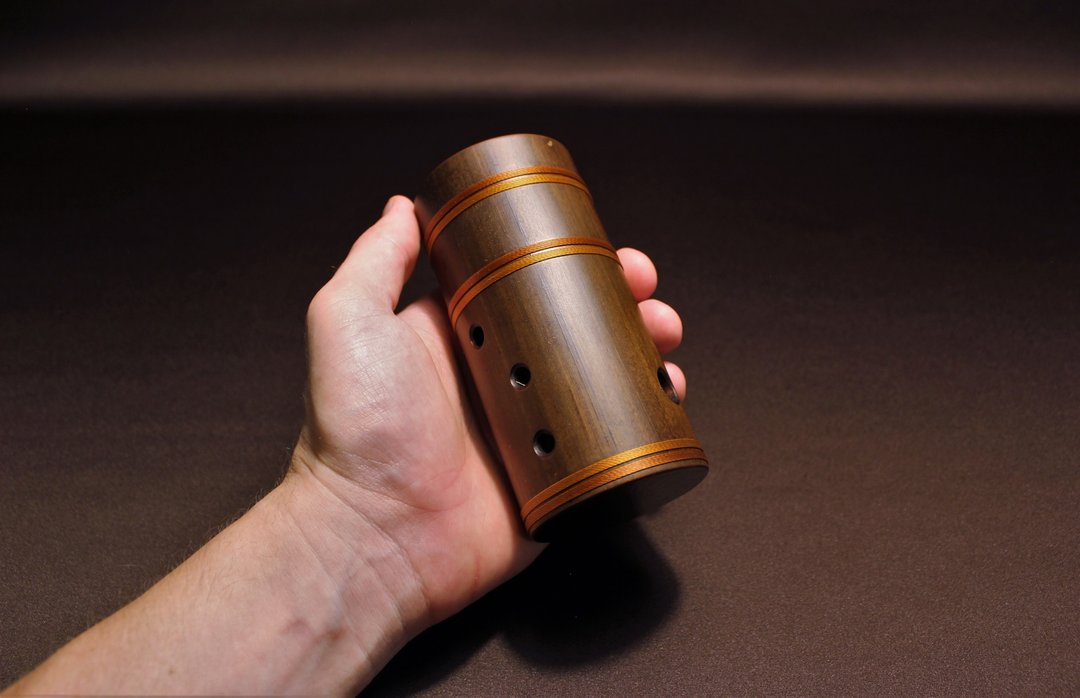Bamboo Ocarina Low E - 吉他/乐器 - 竹 咖啡色