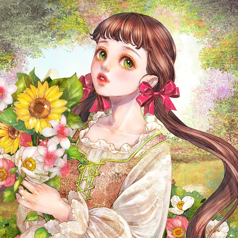 The Secret Garden Mary Sticker (8color) - 贴纸 - 纸 