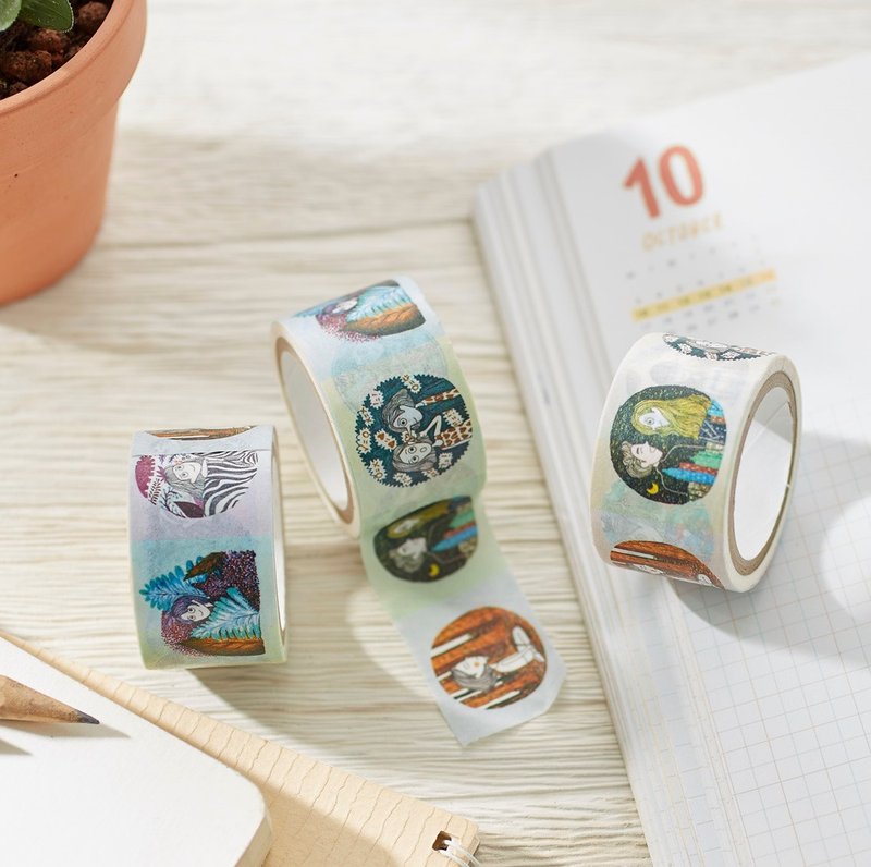 Dorothy 纸胶带-圆圈(9AAAU0049) - 纸胶带 - 纸 