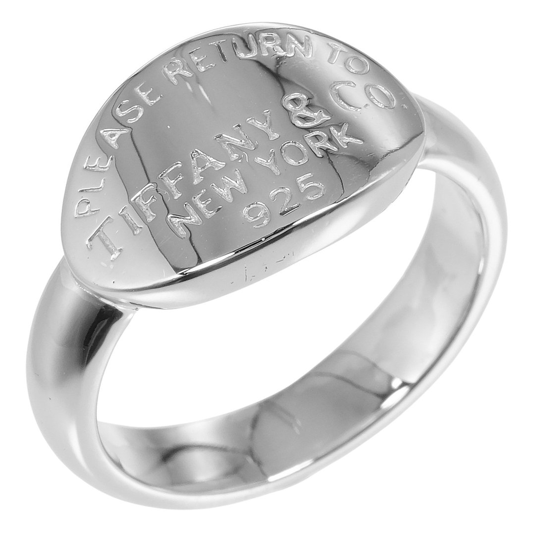 【日本直送】蒂芙尼 TIFFANY&Co. Return to Oval 椭圆 18号 戒指 银 925 约6.7g 男女皆可【二手】 - 戒指 - 银 银色