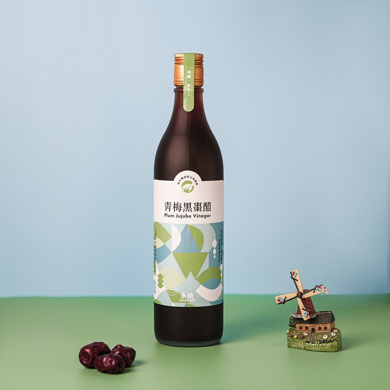 【永祯】青梅黑枣醋600ml l 健康果醋 2年天然酿造 - 醋/水果醋 - 新鲜食材 橘色
