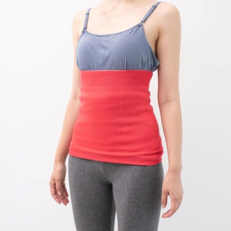 羊驼蚕丝腹巻 罂粟红 - 女士内衣裤 - 环保材料 红色