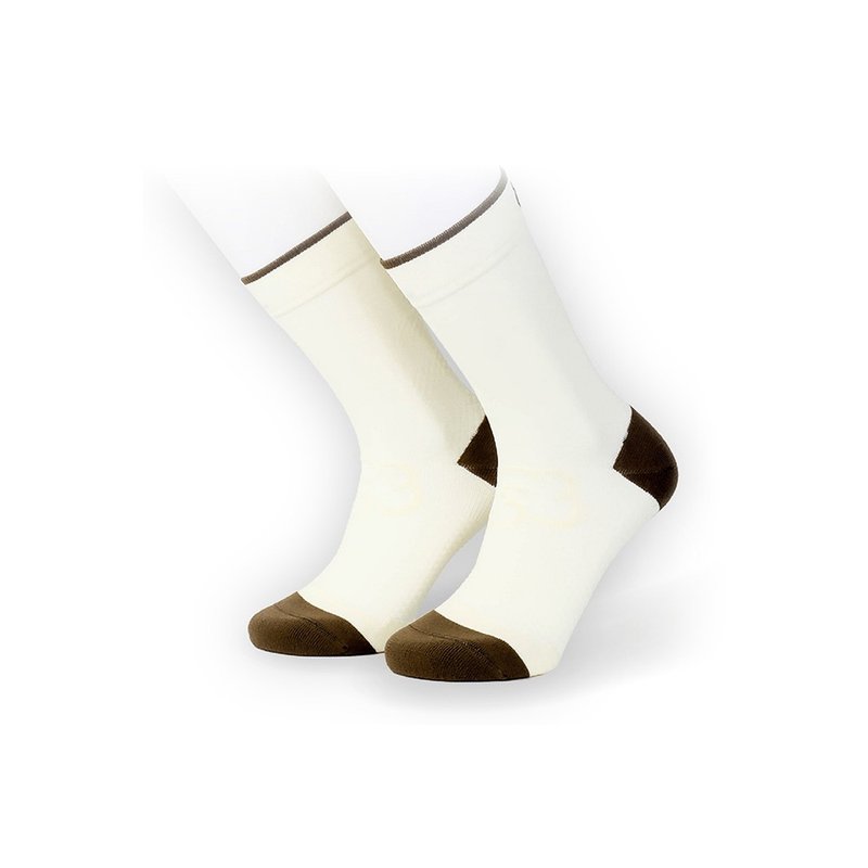 SOFT 医疗级柔软舒适 轻压机能袜 运动袜 中筒袜 文青奶油绿 1双 - 袜子 - 尼龙 绿色