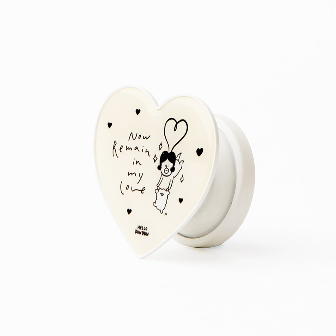 哈啰登登系列 Heart智能卷线手机支架  01 .爱心登登 - 手机配件 - 其他材质 