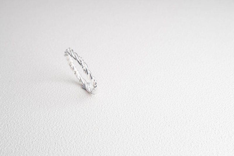 【麻花系列】纯银戒指 Silver Ring - 戒指 - 纯银 