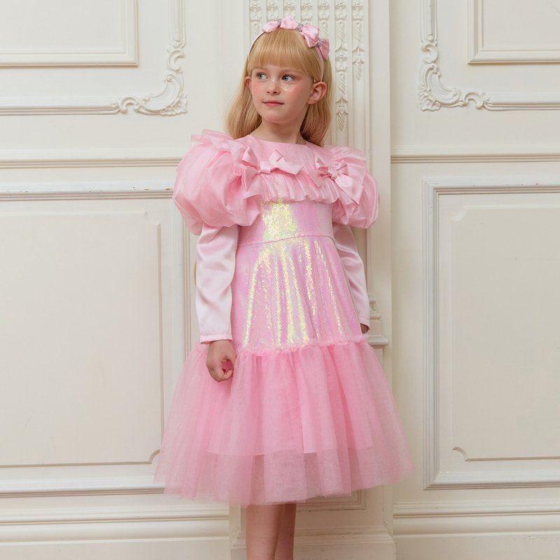 Twinkle bell dress - chrismas red - 童装礼服/连衣裙 - 其他材质 