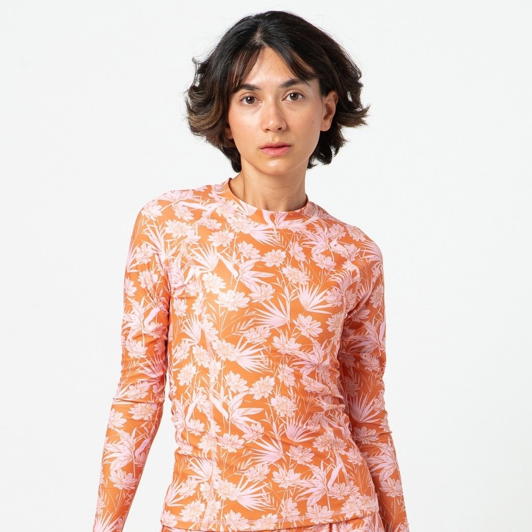 FALL RASHGUARD - 女装泳衣/比基尼 - 其他材质 