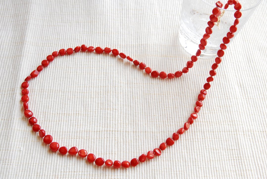 Red coral necklace - 项链 - 其他材质 红色