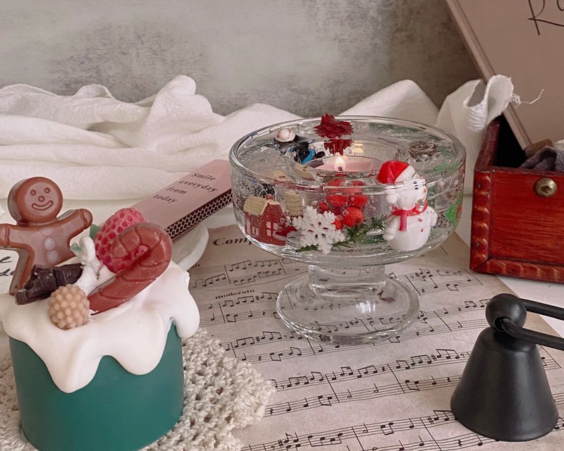 下雪的浪漫甜点 - 蜡烛/烛台 - 蜡 