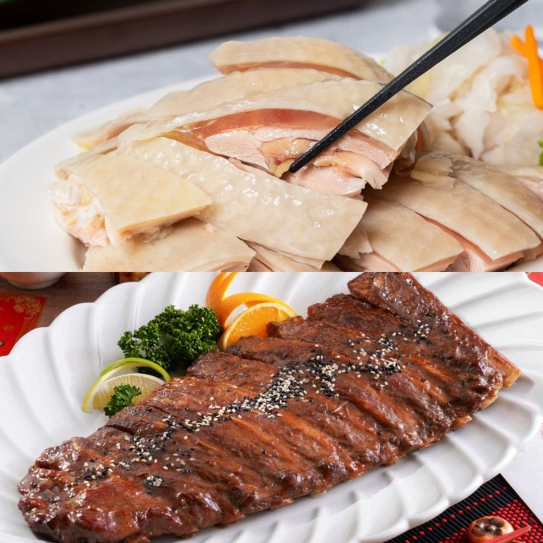 【黄景龙X侬来餐厅】小资年菜两件组(猪肋排+水晶鸡腿) - 料理包 - 其他材质 