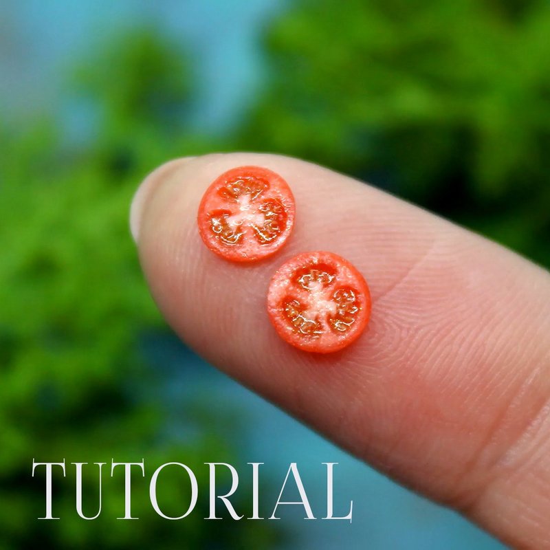 教程微型软陶番茄藤|数码产品| PDF+视频 - 线上课程/教学影片 - 其他材质 