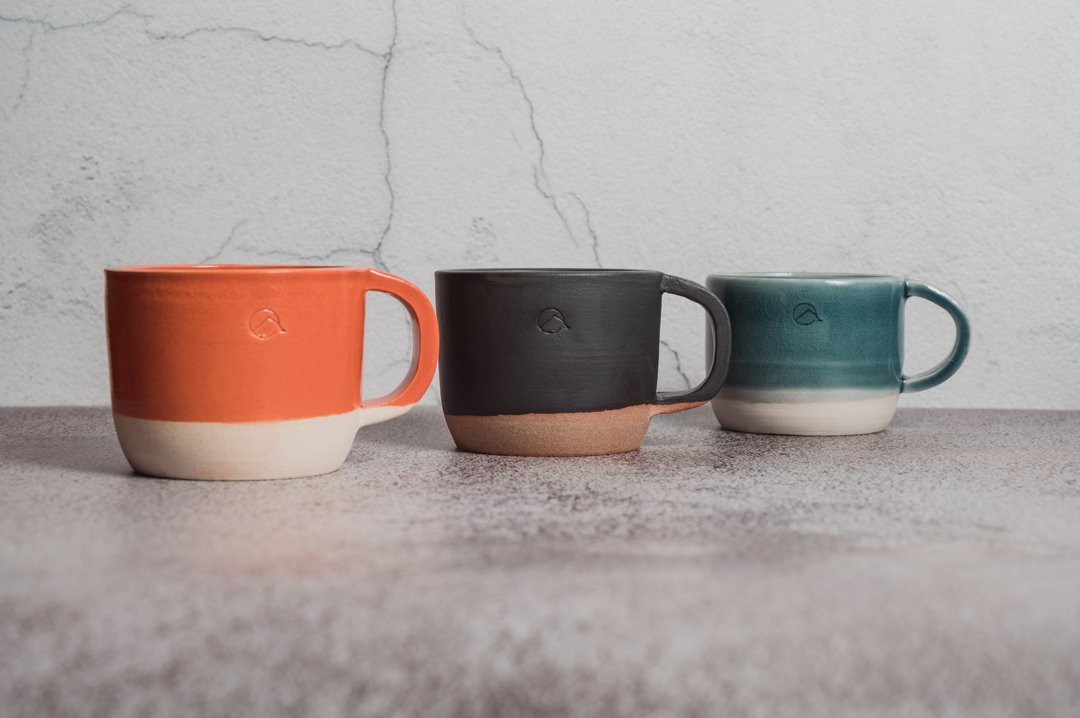 职人手工美学 l 慢 杯 9cm - 花瓶/陶器 - 陶 蓝色