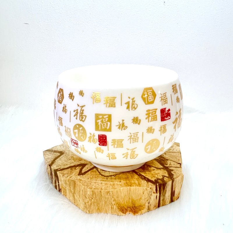 白百福茗茶杯 | 身心灵产品 - 玻璃杯 - 玻璃 白色