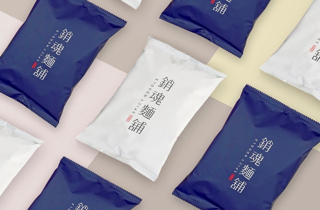 台湾免运  6蓝6白 综合尝鲜 12包 - 面/面线/米粉 - 其他材质 蓝色
