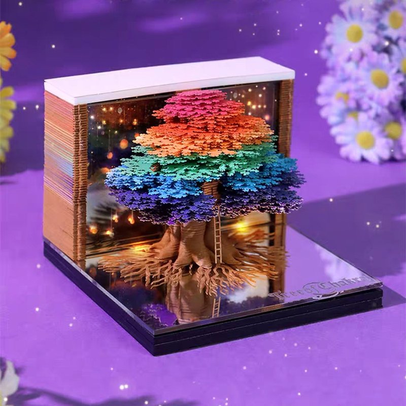 立体纸雕日历 - 灵光之树 - 便条纸/标签贴 - 纸 