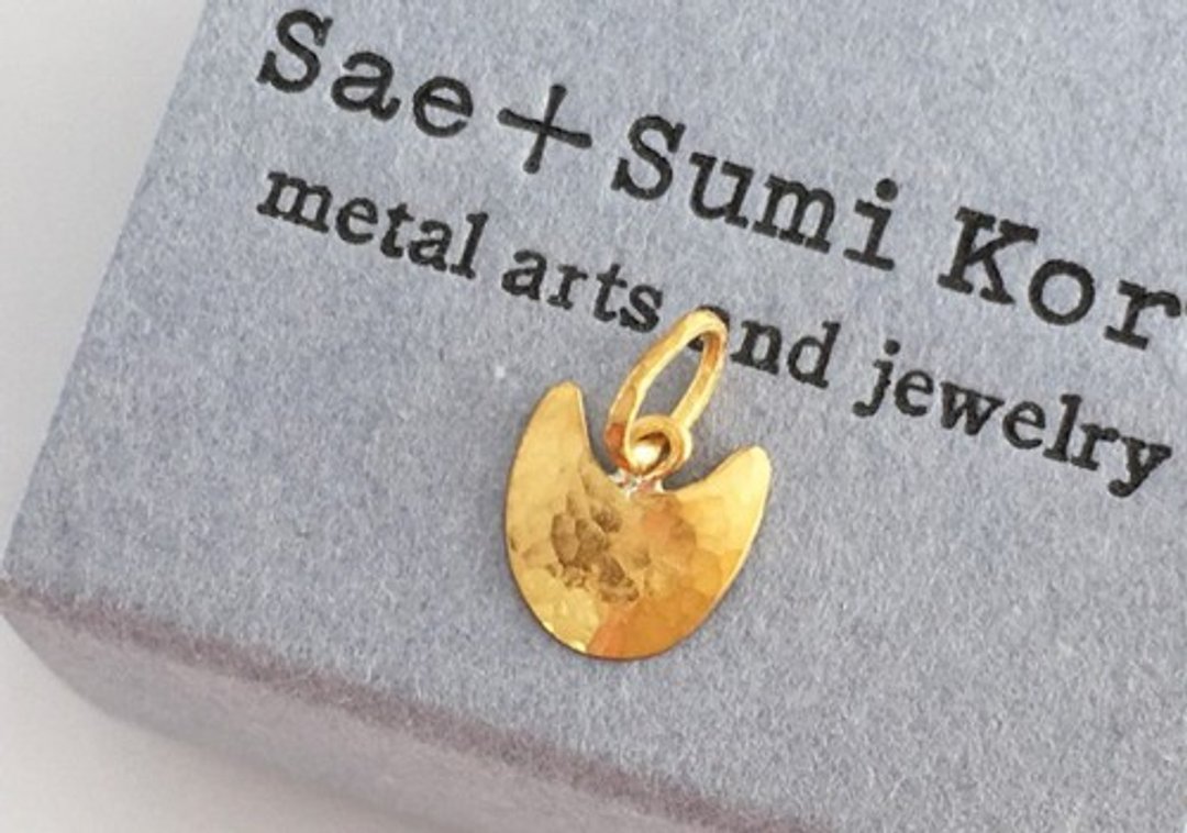 K24 Pure Gold Cat Face Pendant Top - 项链 - 宝石 