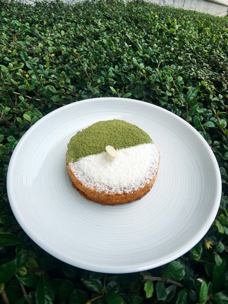 【GJ私藏点心】抹茶控 （2入） 抹茶白巧克力塔  新品上市！！！抹茶奶酪馅＋白巧克力甘纳许＋香酥奶油塔皮 - 咸派/甜派 - 新鲜食材 绿色