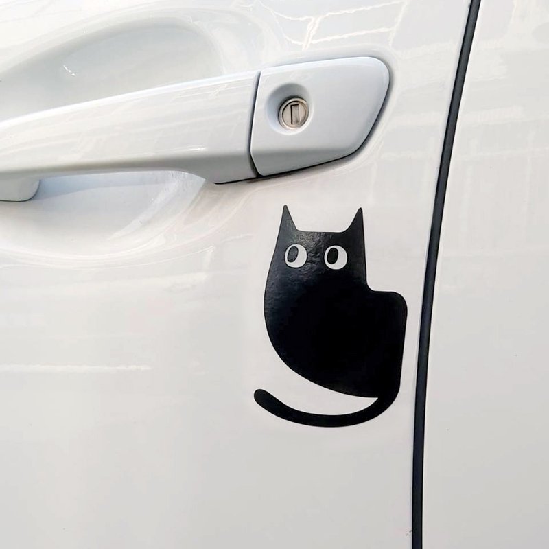 猫咪 黑猫 花猫 马来貘 猩猩 黑白动物 车贴 反光贴纸 机车贴纸 - 贴纸 - 防水材质 